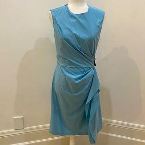 Diane Von Faustenberg DVF Powder Blue knee length dress SZ 8 great condition